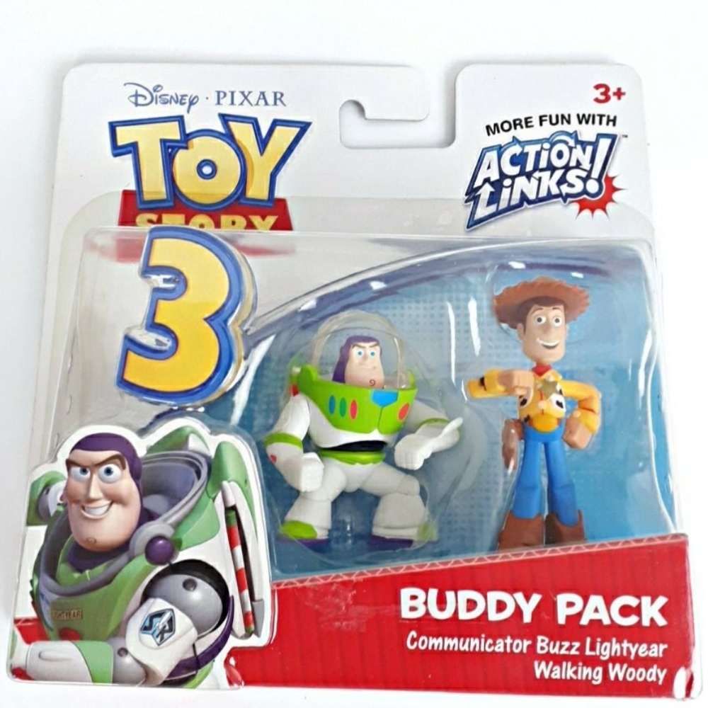 Disney TOY STORY 3 Action Links Buddy Pack - Buzz Lightyear and Walking Woody